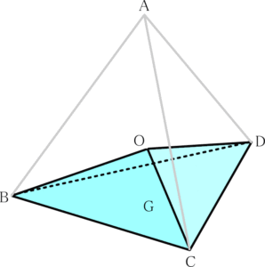 正四面体を４分割して考える