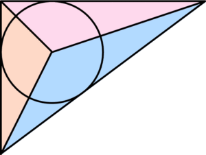 三角形を三つに分割