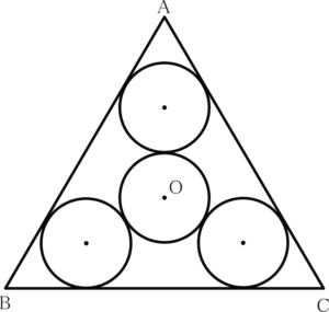 円Oの半径を求める。